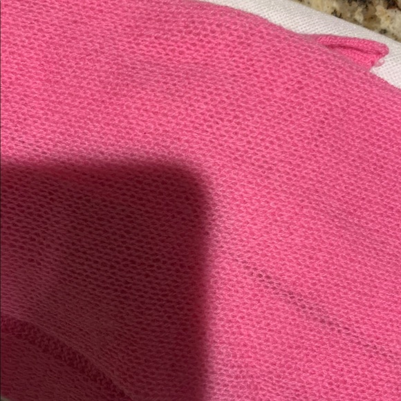 Max Studio 100% Cashmere Pink Long Scarf NWT - Picture 4 of 4